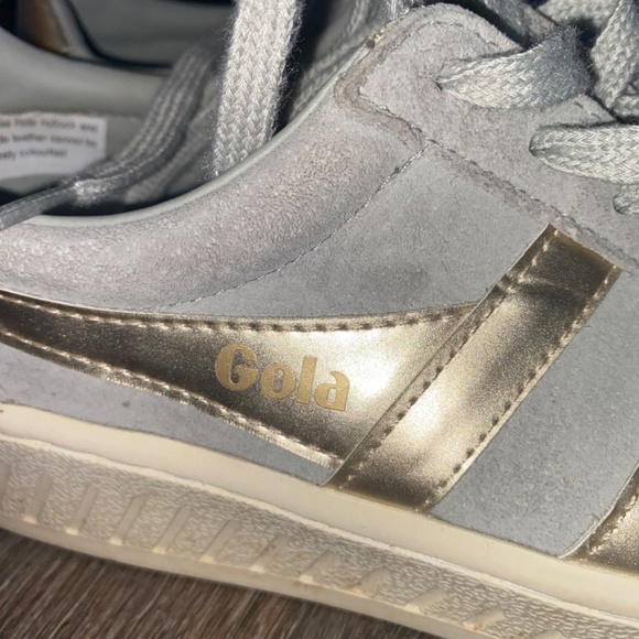 Gola Women's Sneakers in Gray and Gold - Picture 8 of 10